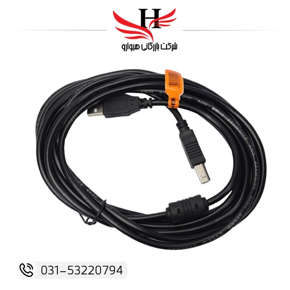 کابل پرینتر MACHER MR‑85 طول 3 متر USB مناسب اتصال پرینتر و اسکنر